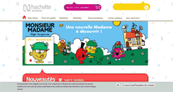 Desktop Screenshot of hachette-jeunesse.com